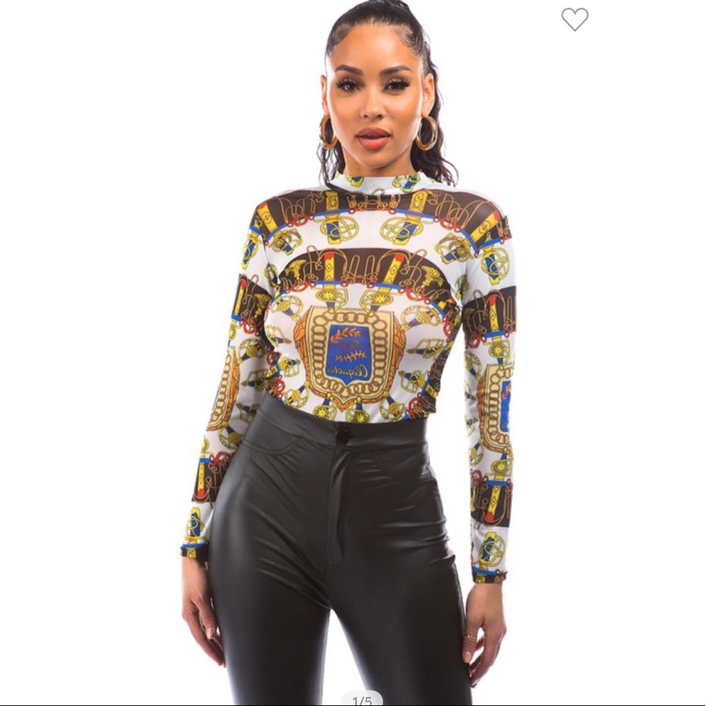 Brand New Greek inspired bodysuit